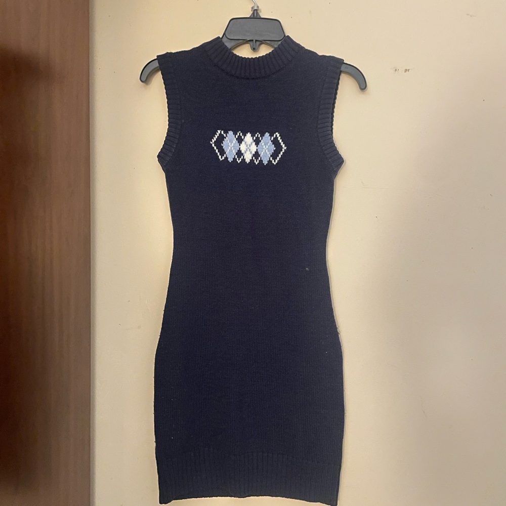 H&M Black Sleeveless Bodycon Mini Dress